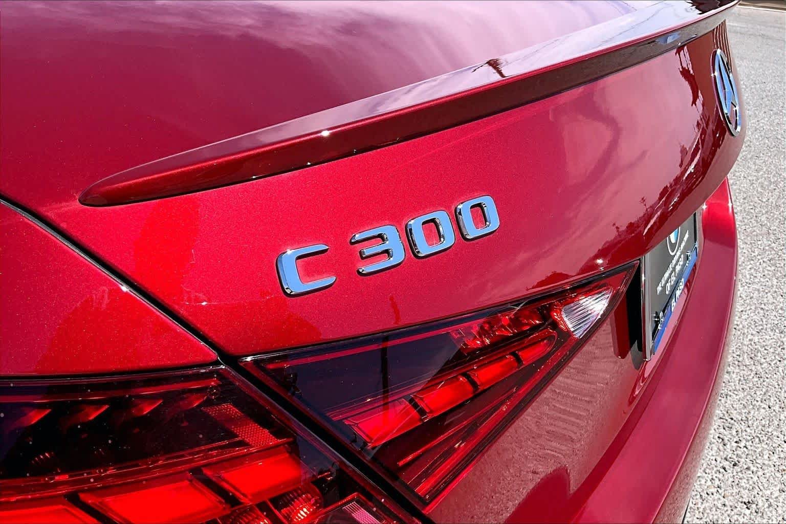 Used 2022 MANUFAKTUR Cardinal Red Metallic Mercedes-Benz C 300 image 30