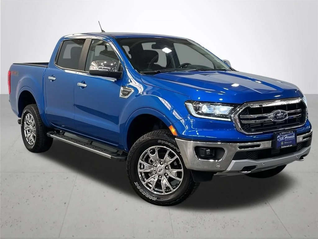 Used 2021 Blue Ford Lariat image 7