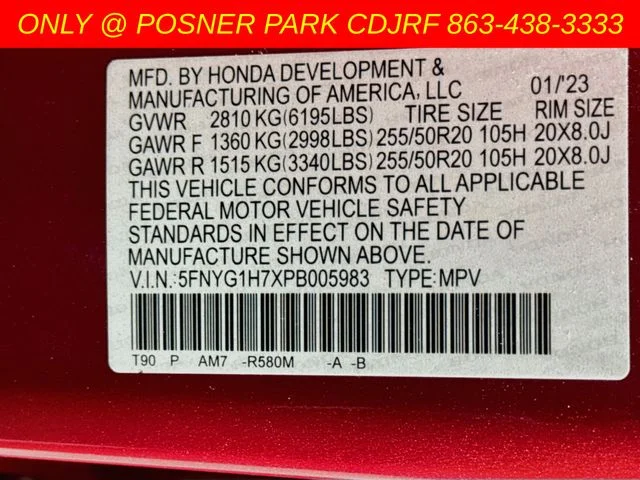 Used 2023 Red Honda Touring image 33