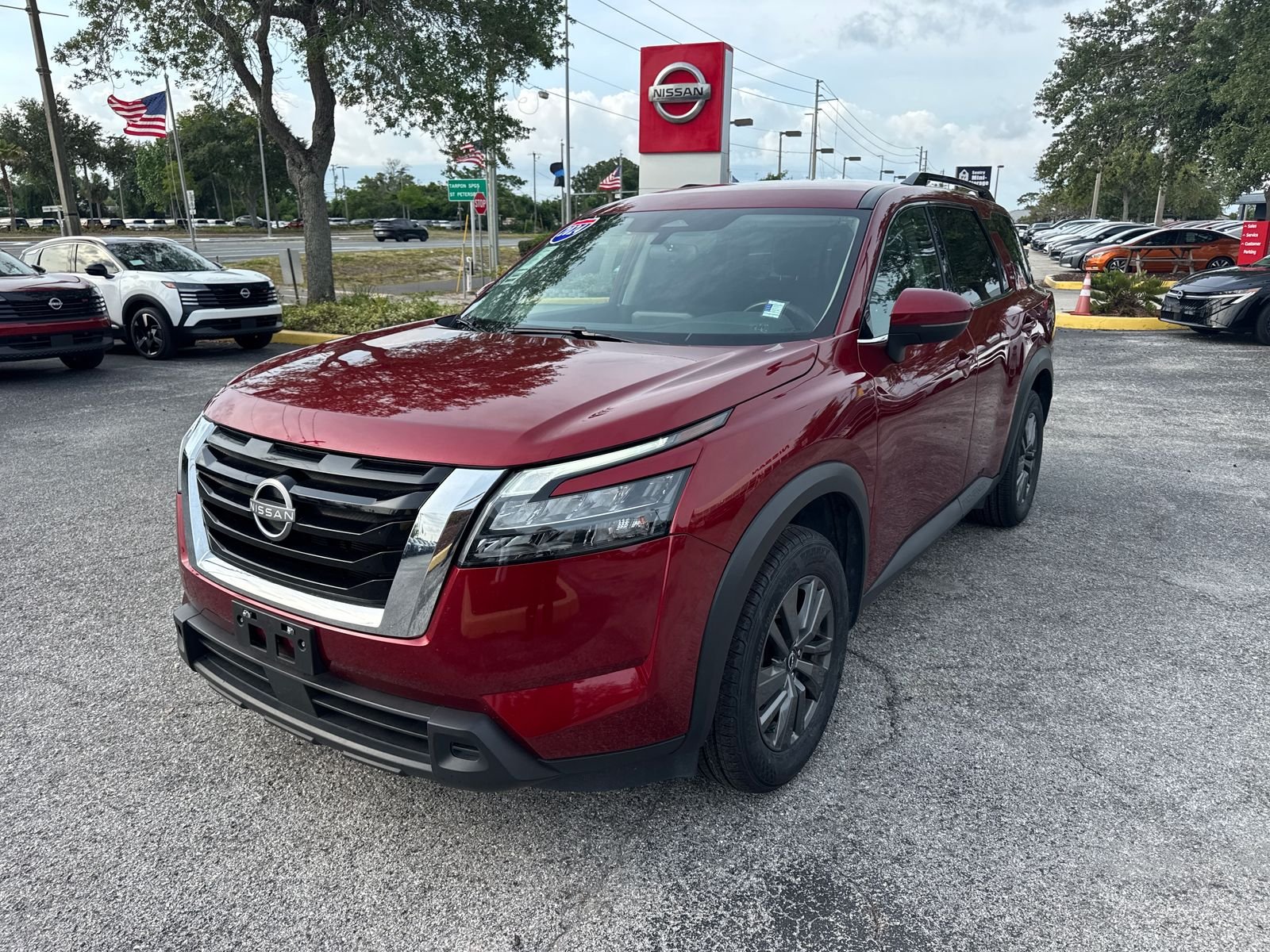 Certified Used 2024 Red Nissan SV image 2