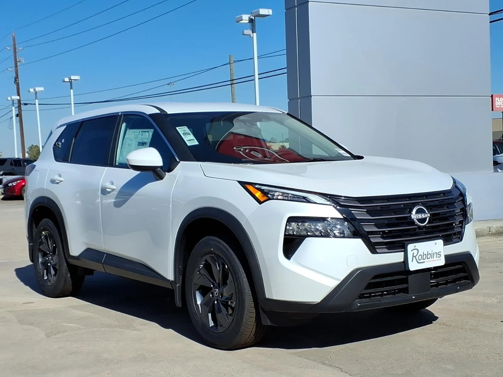 2026 Nissan Rogue SV White at Robbins Nissan