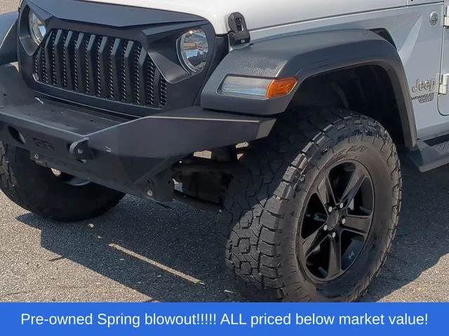 Used 2018 White Jeep Unlimited Sport S image 17