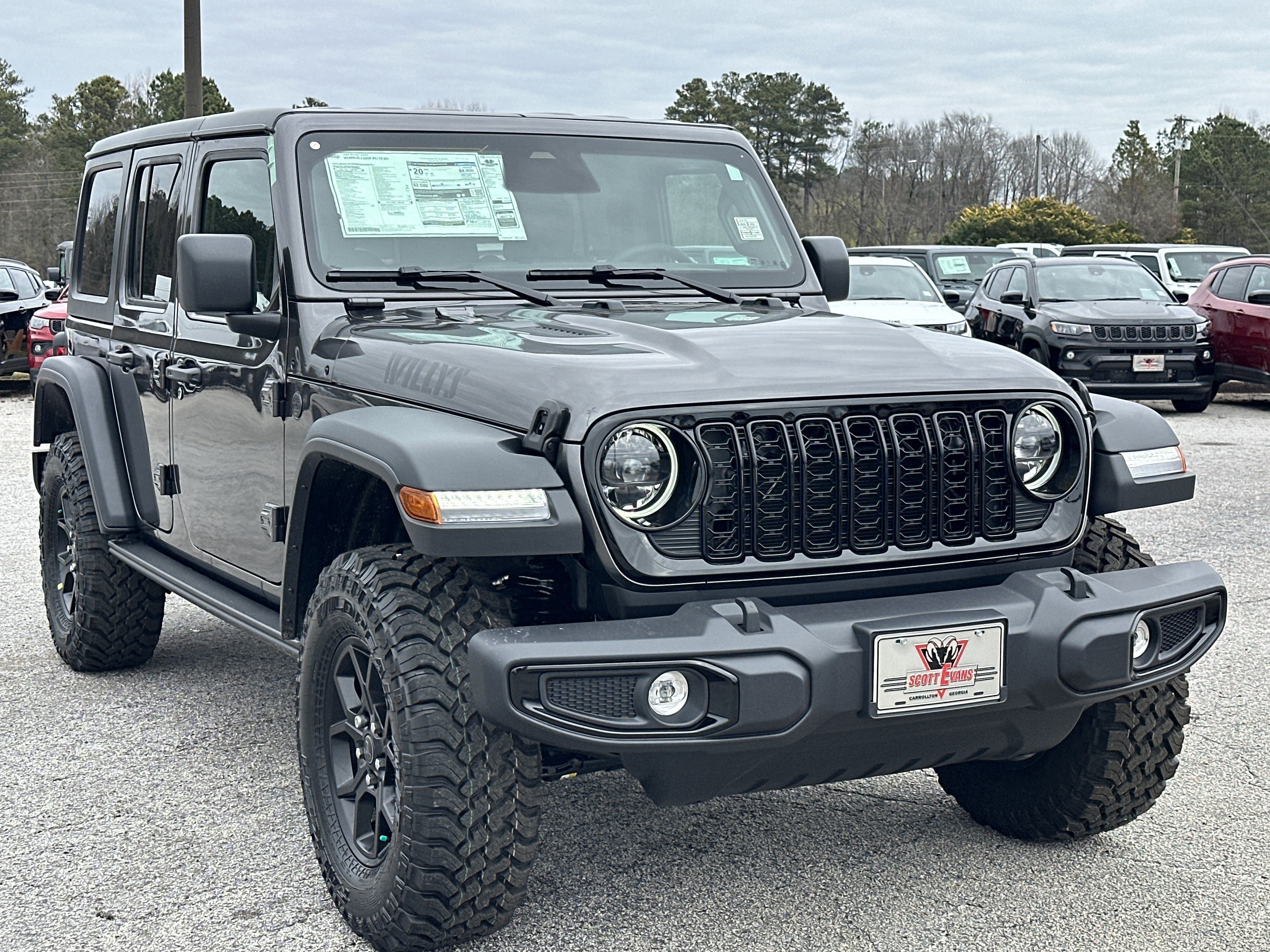 New 2026 Granite Crystal Metallic Clear-Coat Exterior Paint Jeep Willys image 2
