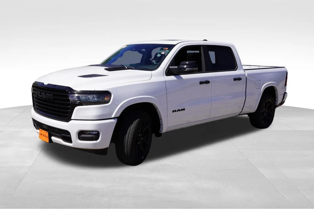 New 2026 Bright White Clear-Coat Exterior Paint RAM Laramie image 7
