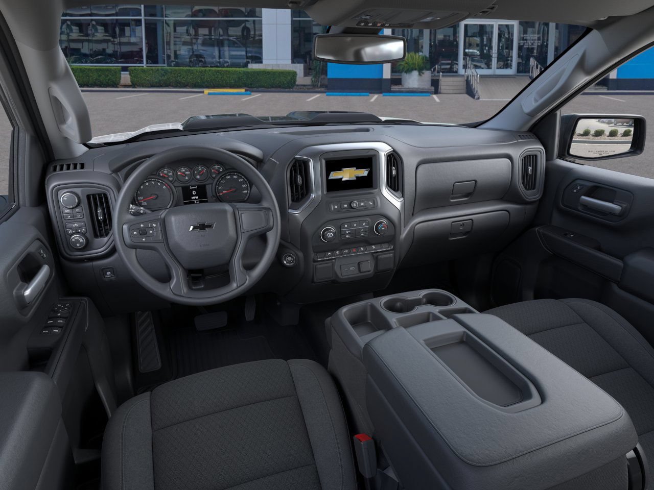2026 Chevrolet Silverado 1500 Custom Trail Boss White at Classic Elite Chevrolet Hwy 6