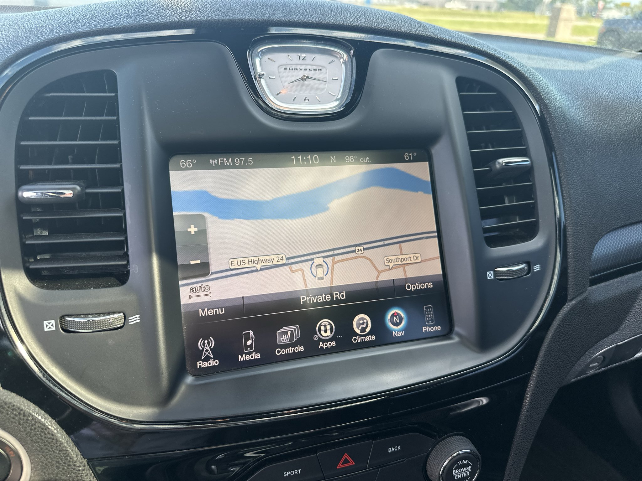 Used 2016 Jazz Blue Pearlcoat Chrysler Base image 22