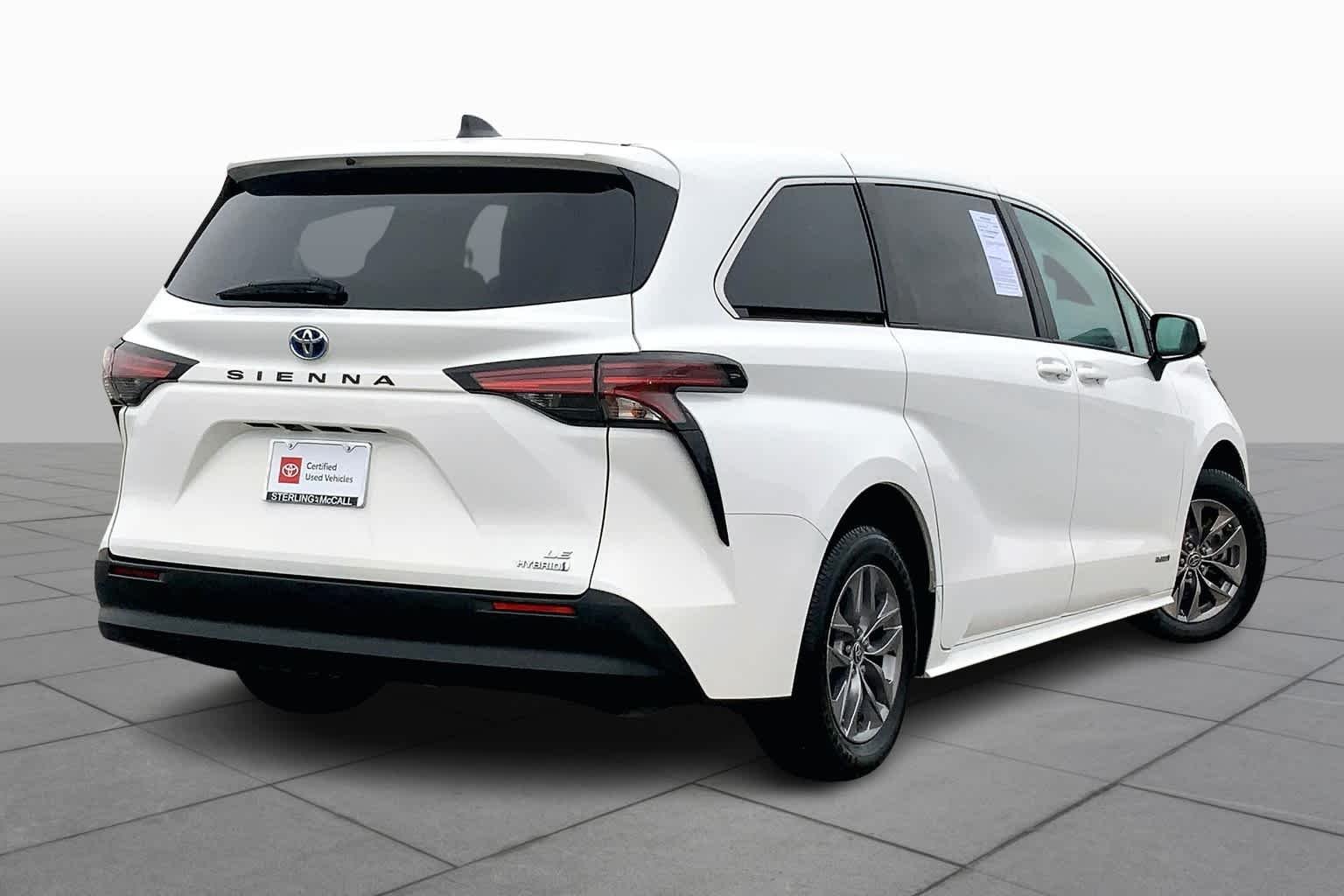 Used 2021 Super White Toyota LE image 12