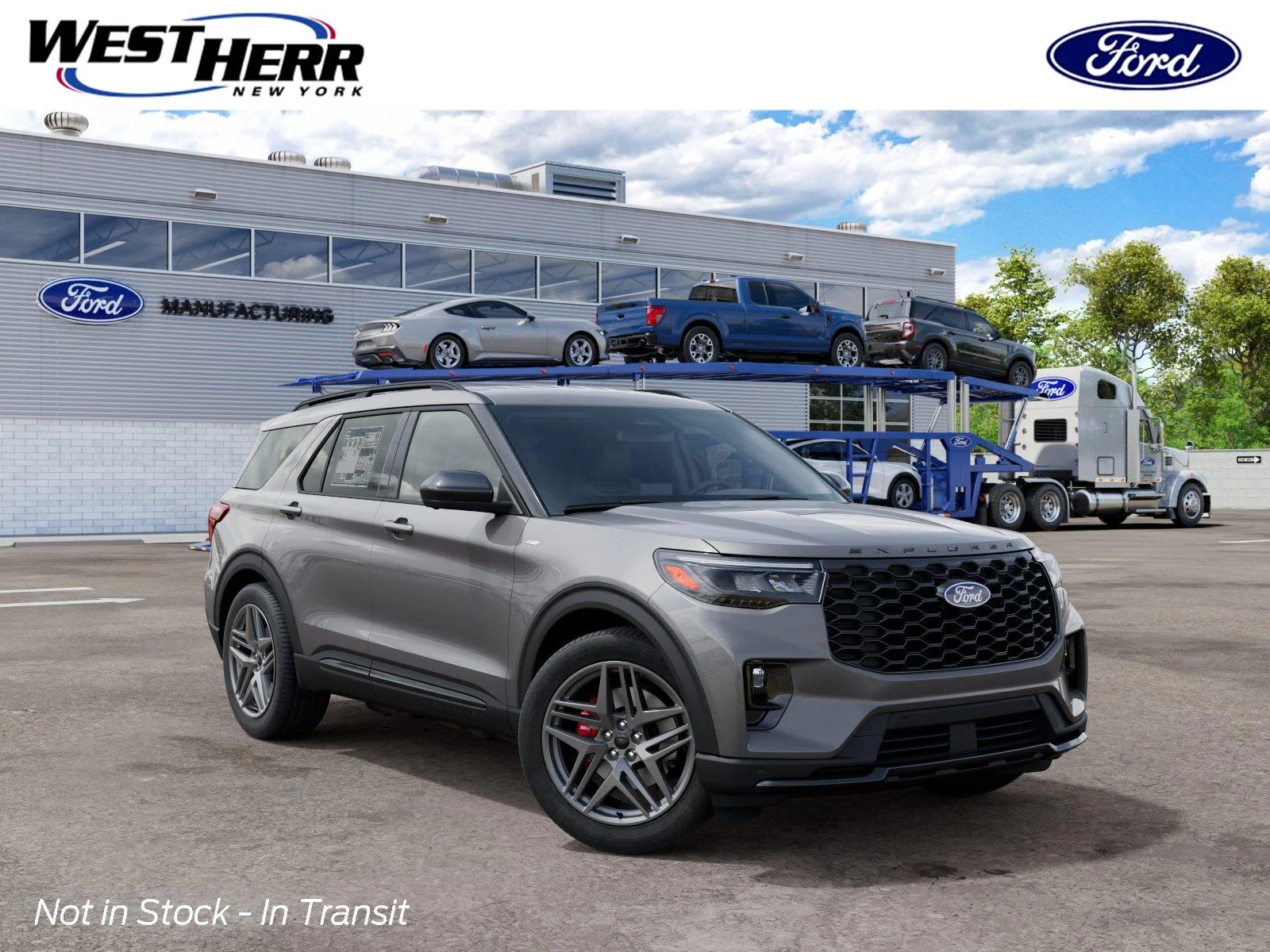 New 2027 Carbonized Gray Metallic Ford ST-Line image 1
