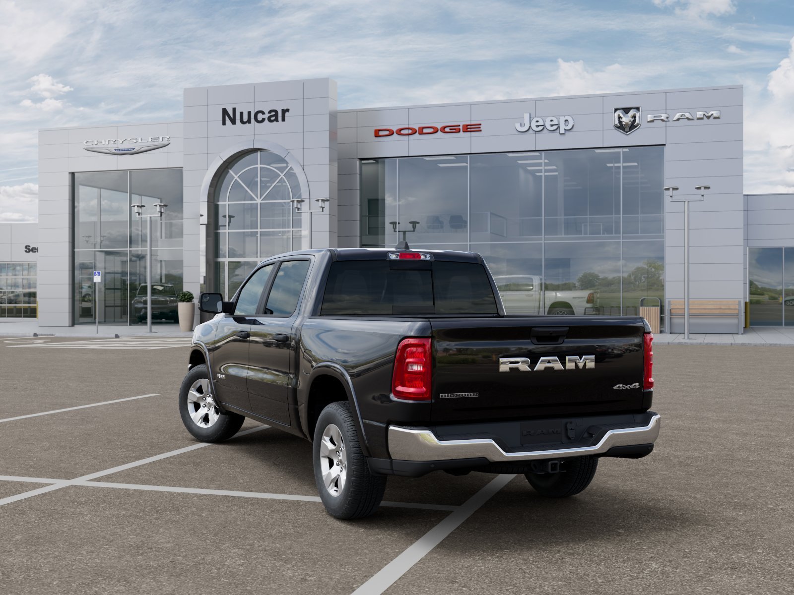 New 2026 Diamond Black Crystal Pearlcoat RAM Big Horn/Lone Star image 4