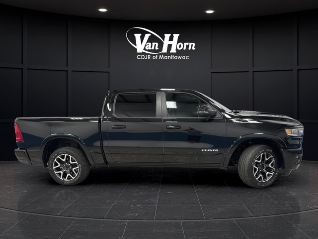 Used 2025 Diamond Black Crystal Pearlcoat Ram Laramie image 8