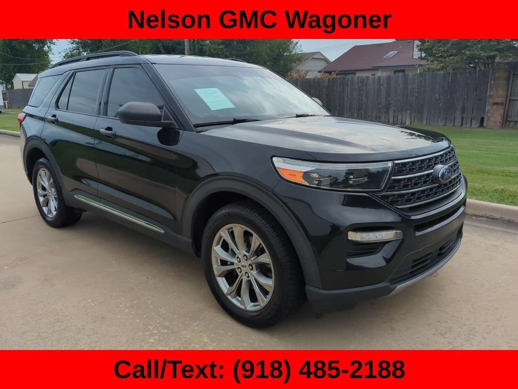 Used 2021 Black Ford XLT image 3