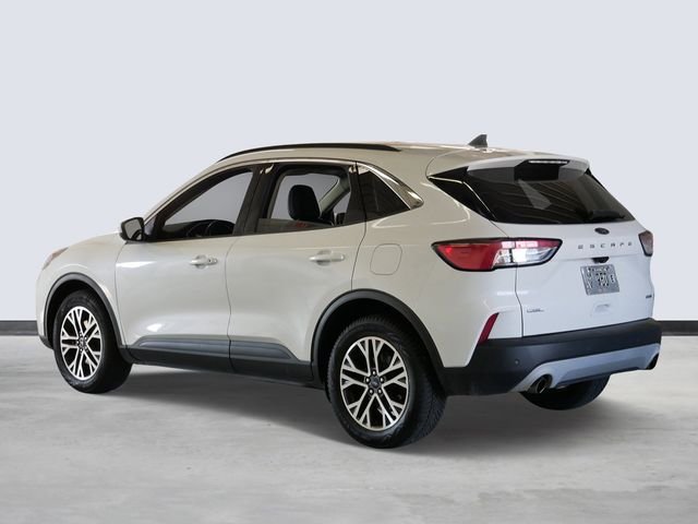 Certified Used 2020 White Metallic Ford SEL image 3
