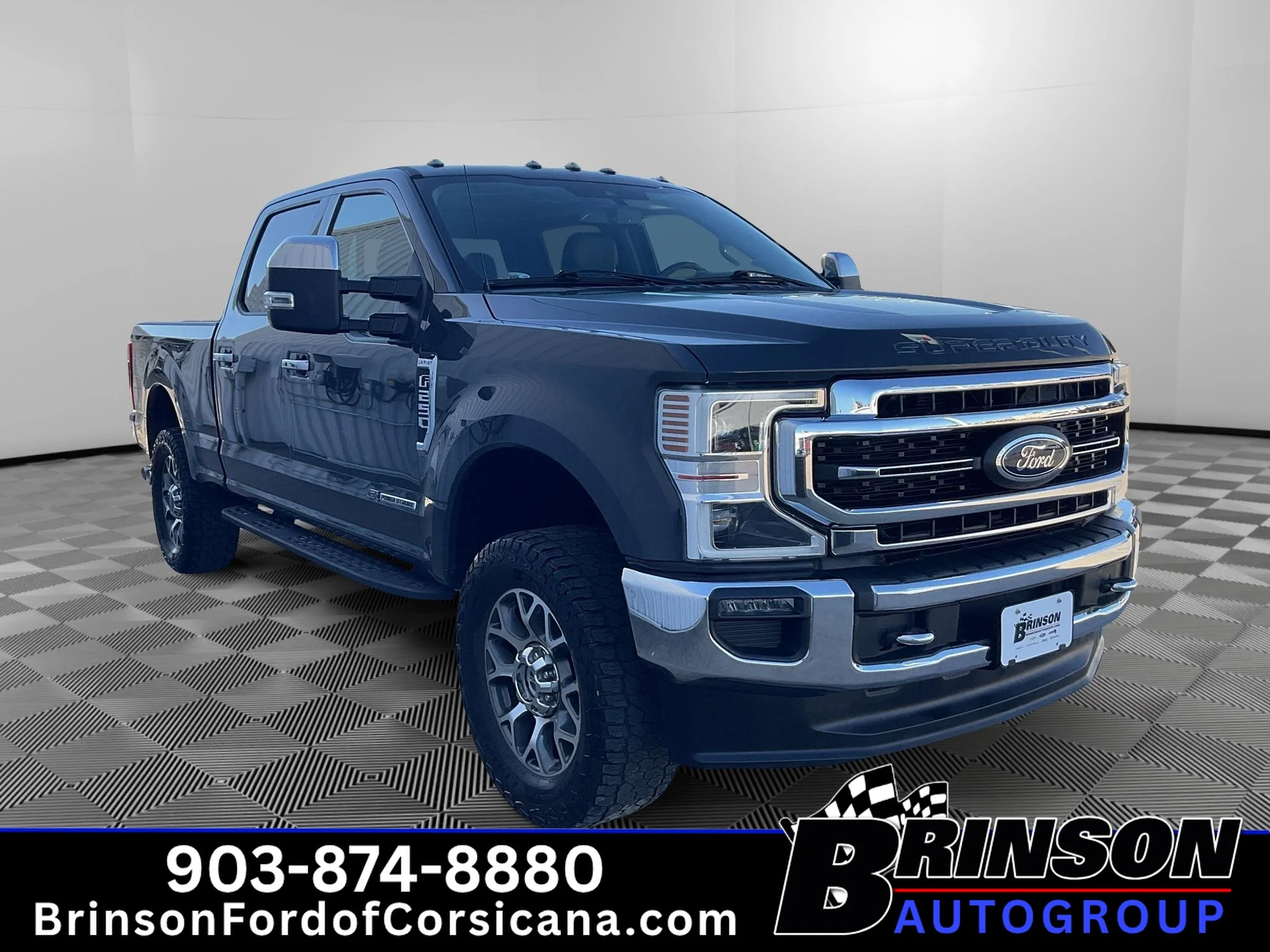 Used 2021 Lithium Gray Metallic Ford LARIAT image 3