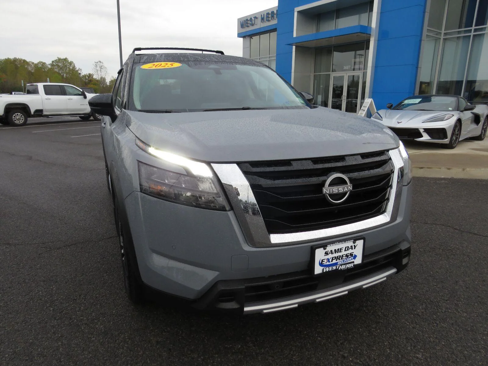 Used 2025 Solid Gray/Super Black Nissan Platinum image 4