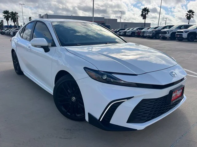 Used 2025 White Toyota SE image 1