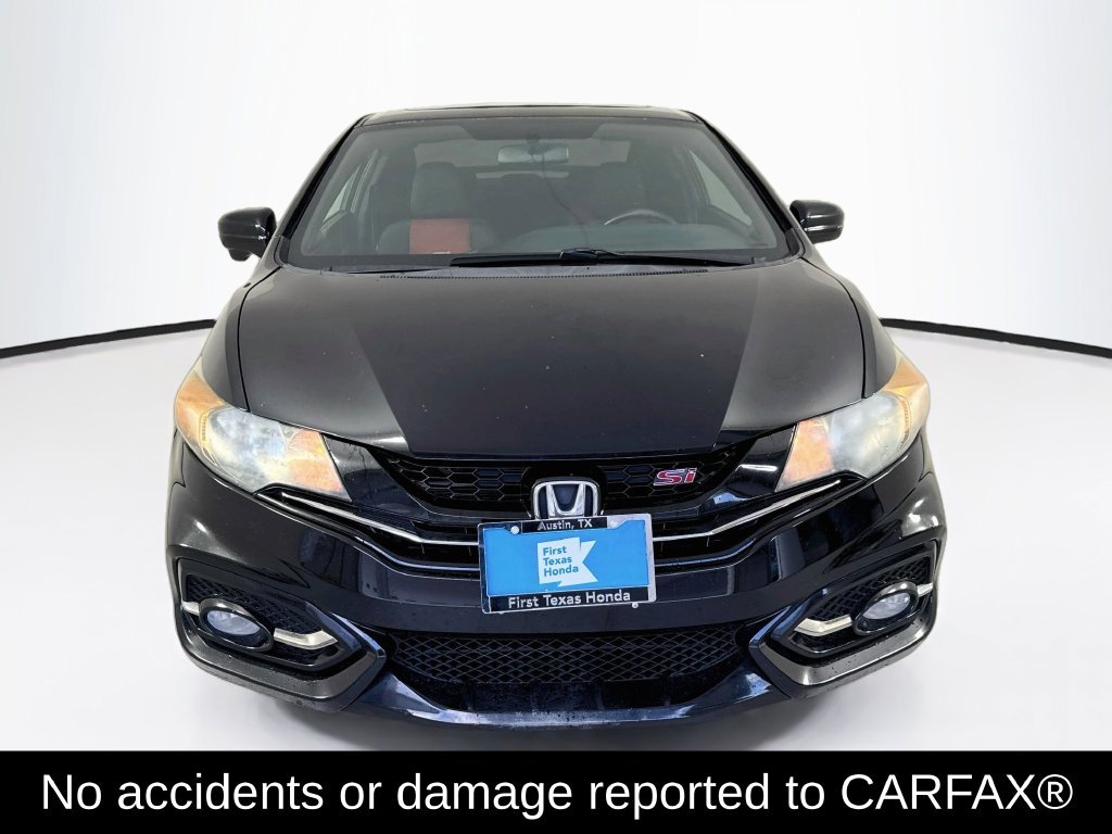 Used 2015 Crystal Black Pearl Honda Si image 2