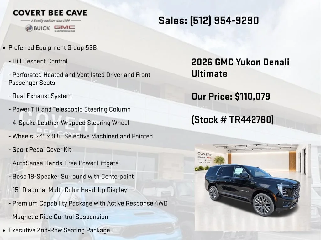 New 2026 Onyx Black GMC Denali Ultimate image 11