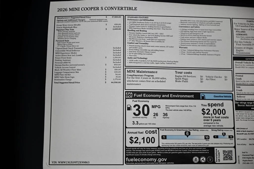 New 2026 Ocean Wave Green Metallic MINI Signature Plus image 39