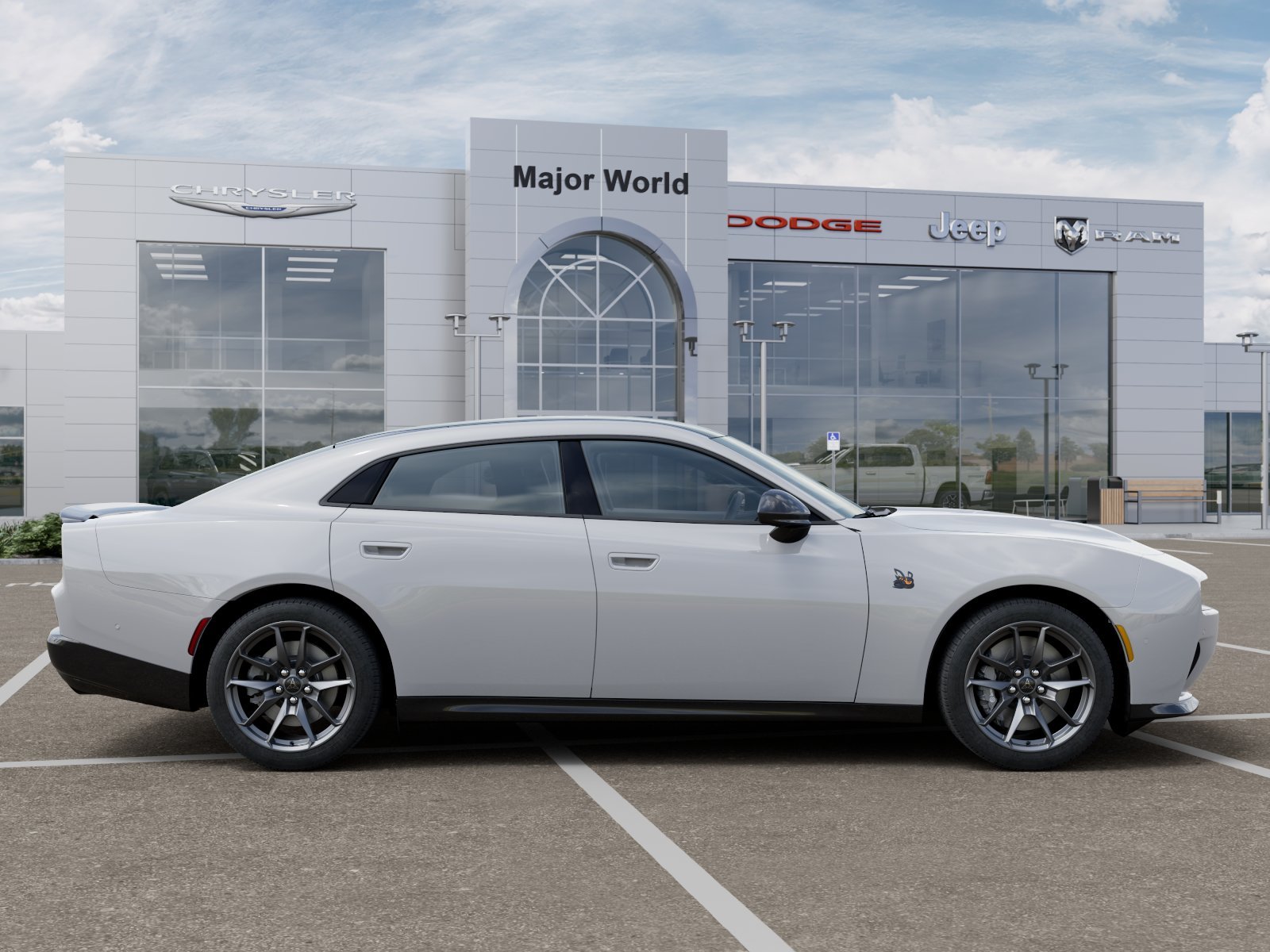 New 2026 White Knuckle Exterior Paint Dodge  image 21