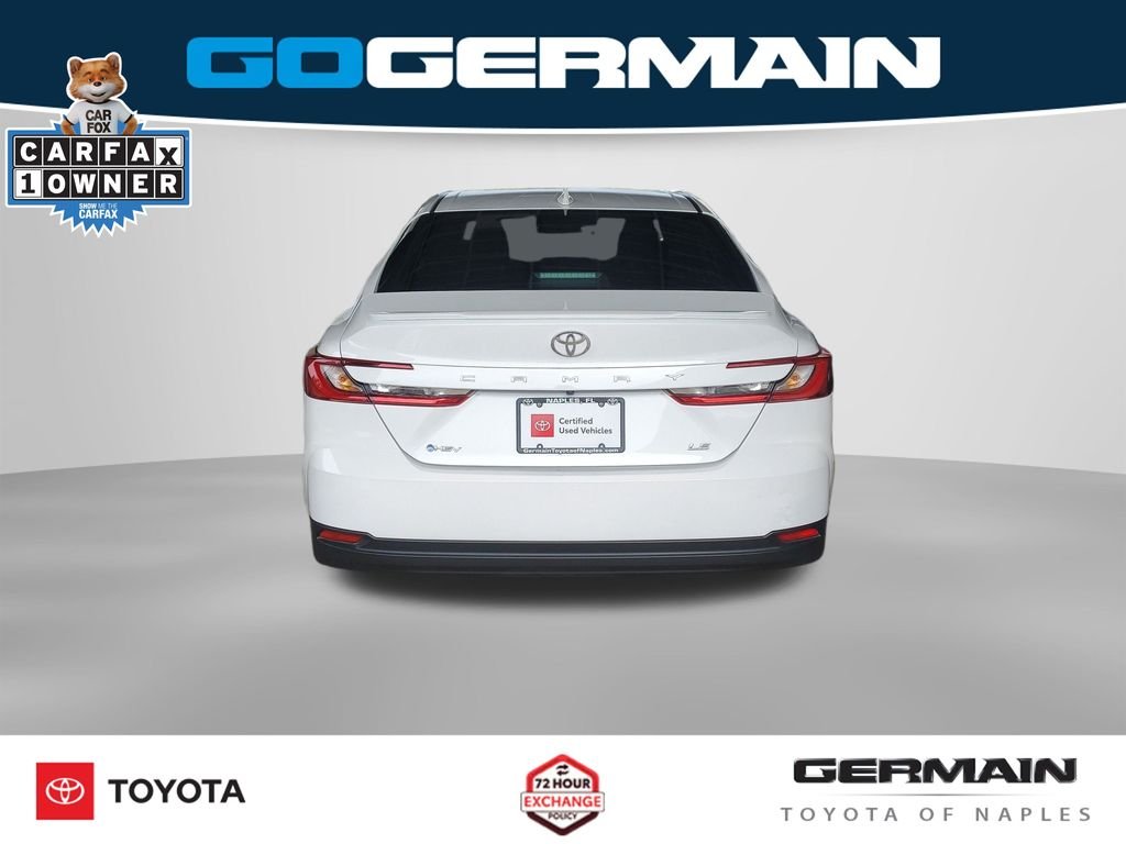 Certified Used 2025 White Toyota LE image 9