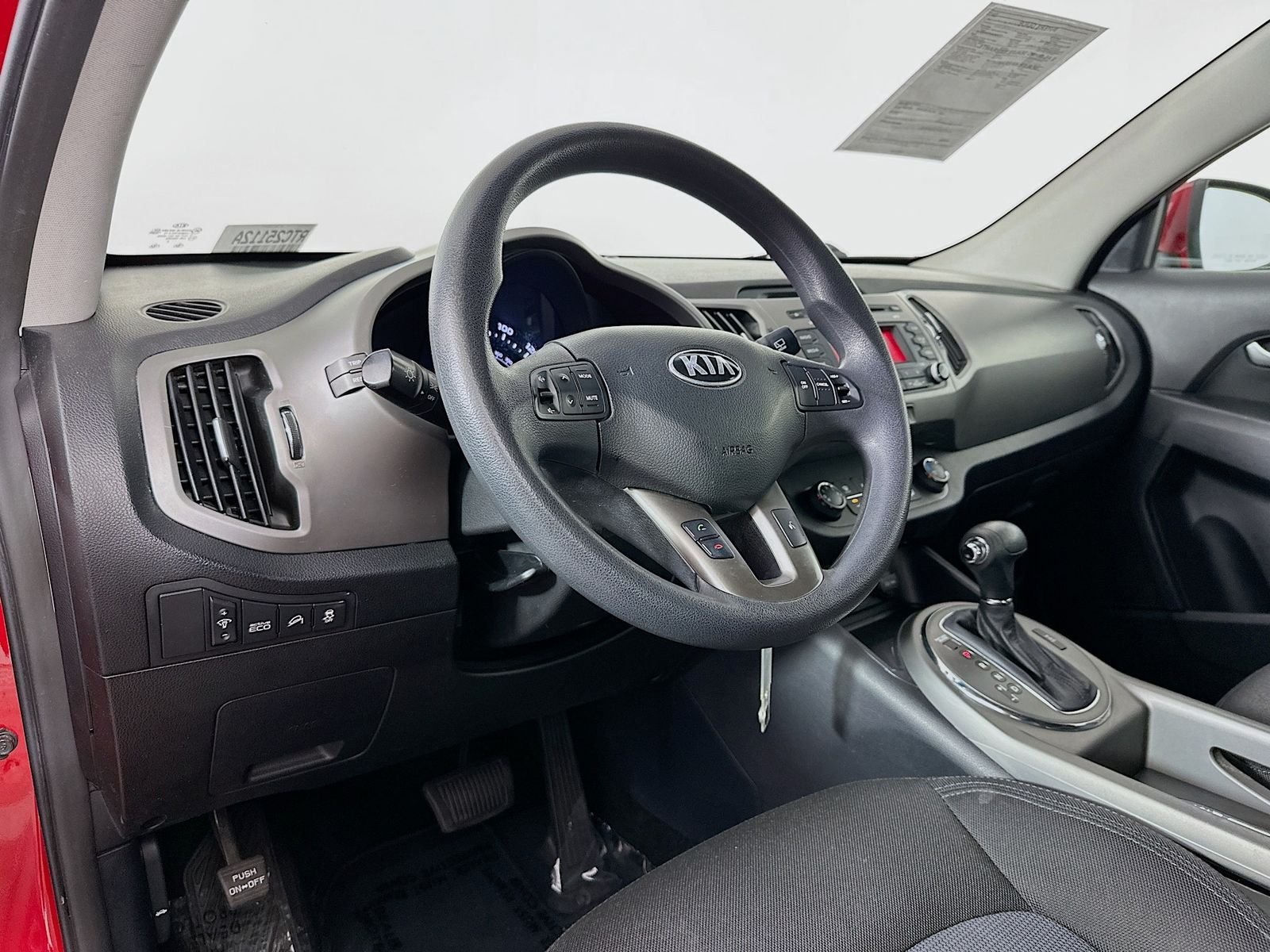 Used 2014 Signal Red Kia LX image 9