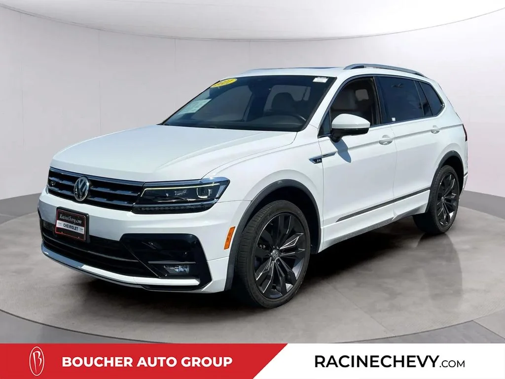 Used 2021 Pure White Volkswagen 2.0T SEL Premium R-Line image 1