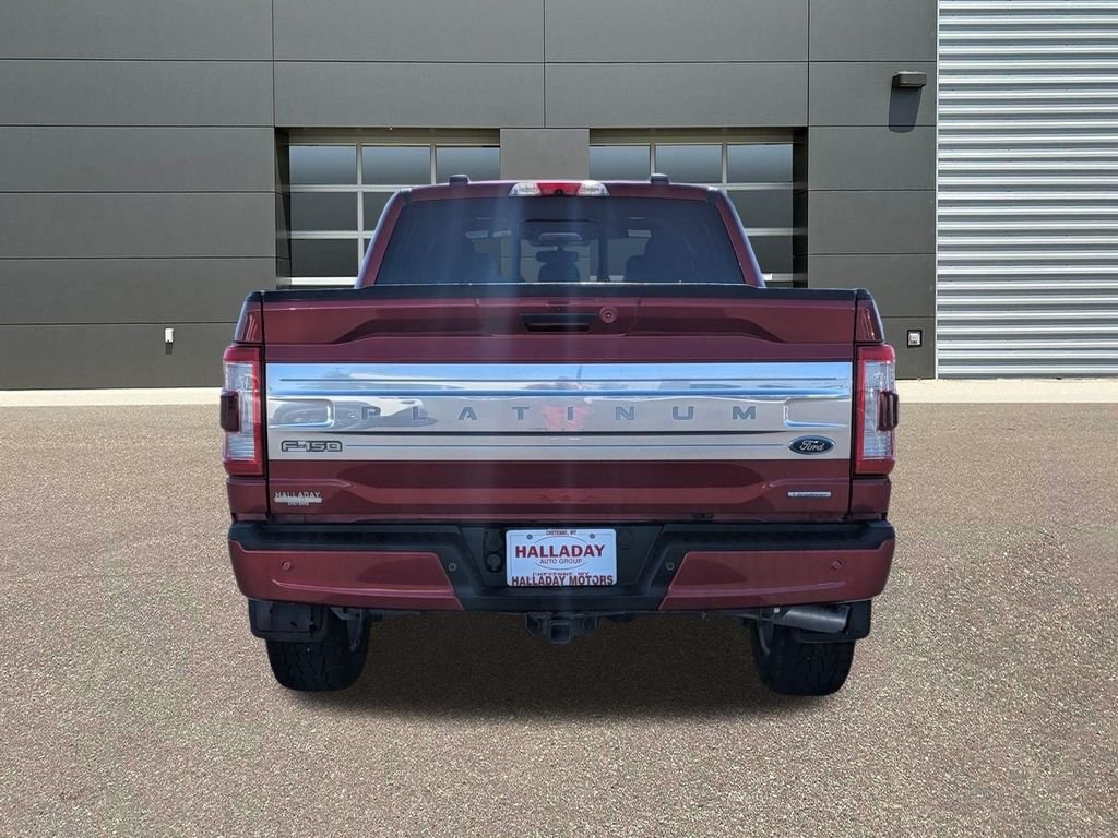 Used 2021 Rapid Red Metallic Tinted Clearcoat Ford Platinum image 7