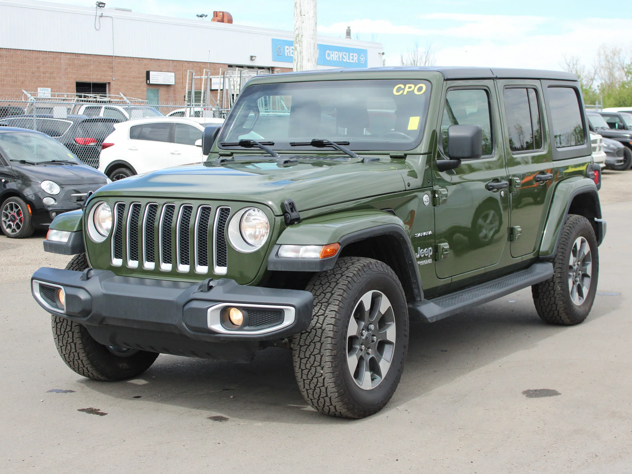 Certified Used 2021 Green Jeep Unlimited Sahara * No Accidents | Manual | Apple CarPlay | Backup Camera image 11