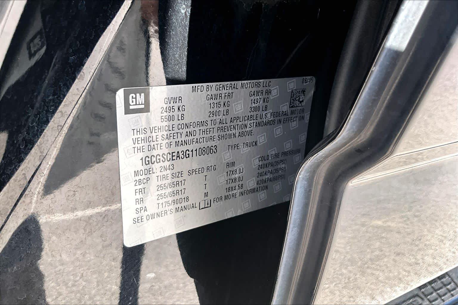 Used 2016 Black Chevrolet 2WD LT image 34