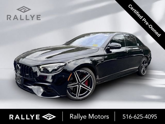 Certified Used 2021 Black Mercedes-Benz E 63 S AMG® image 1