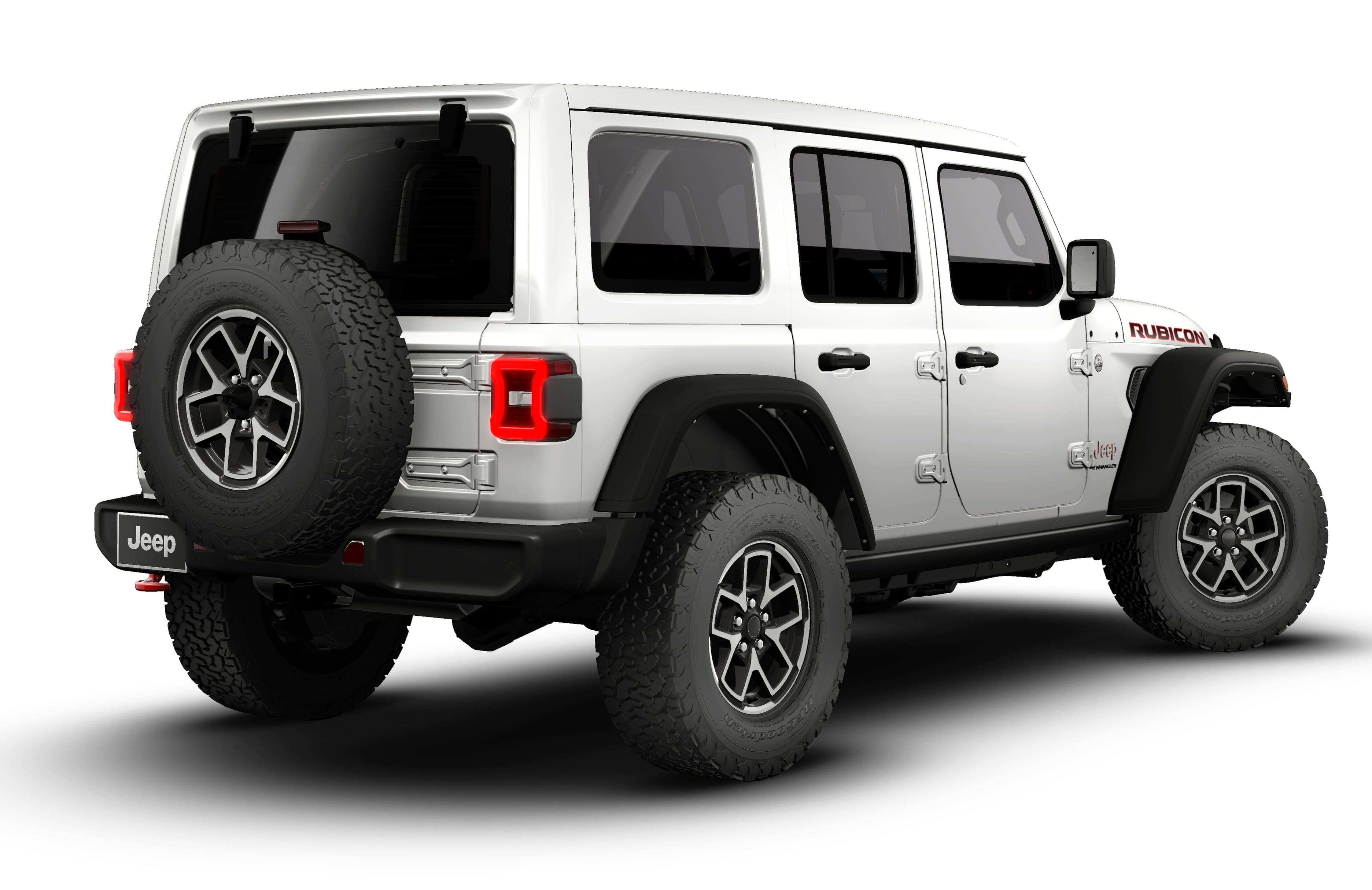 New 2026 Bright White Clear-Coat Exterior Paint Jeep Rubicon image 28