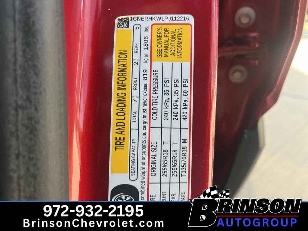 Used 2023 Radiant Red Tintcoat Chevrolet LT Leather image 17