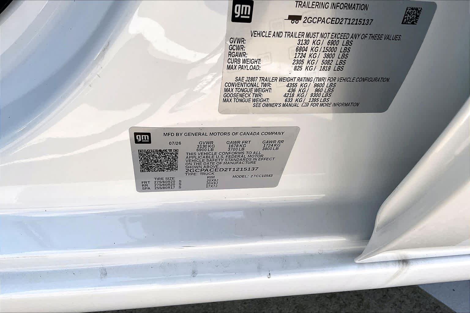 New 2026 Summit White Chevrolet LT image 21