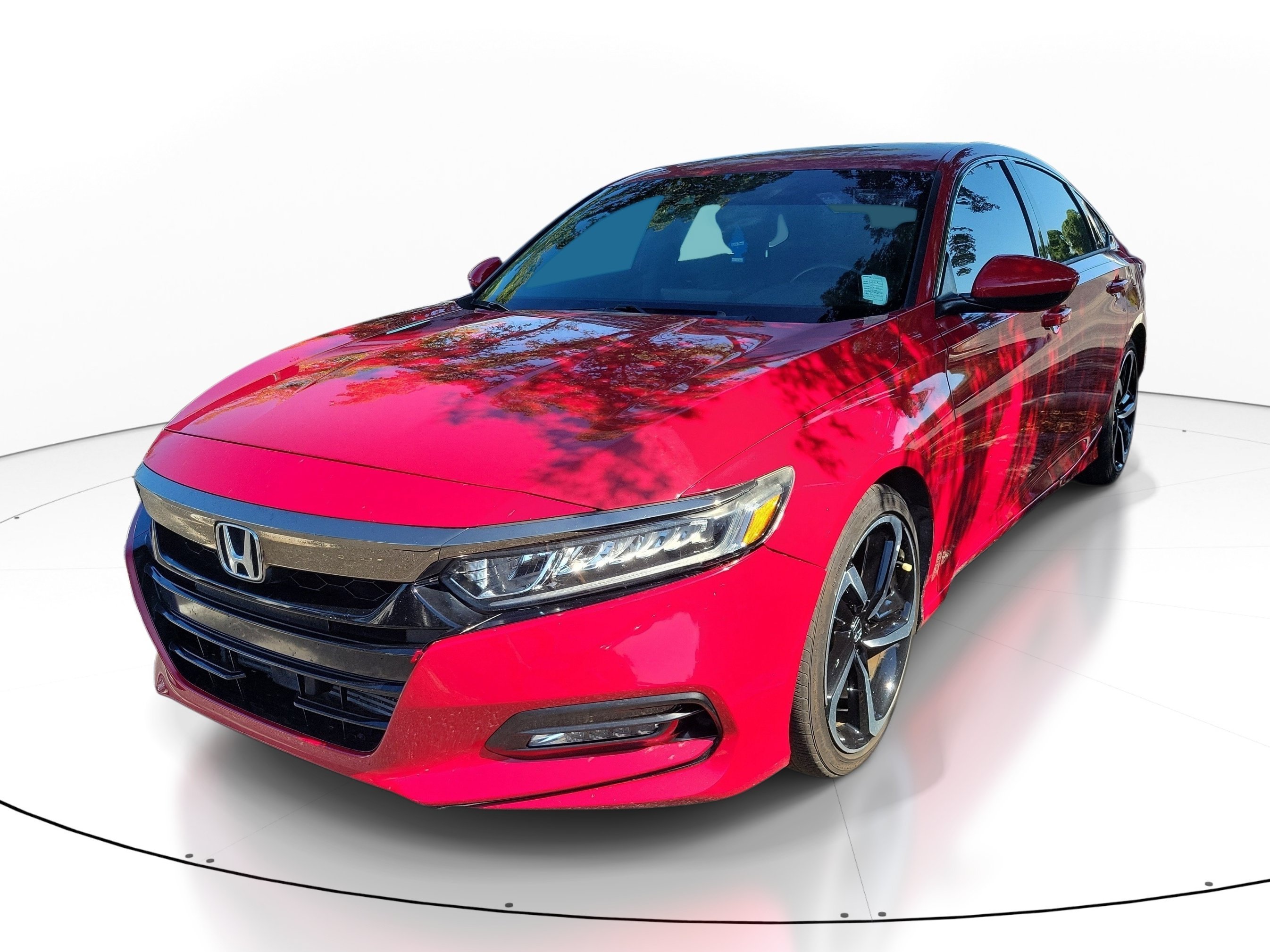 Used 2018 Radiant Red Metallic Honda Sport image 2