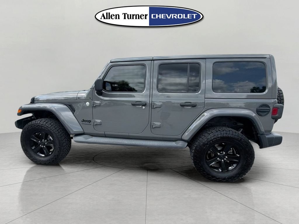 Used 2020 Gray Jeep Unlimited Sahara Altitude image 6