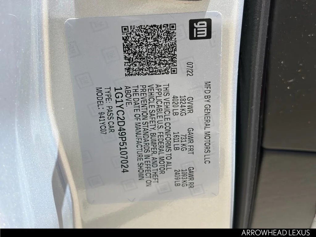 Used 2023 Silver Chevrolet Stingray image 32