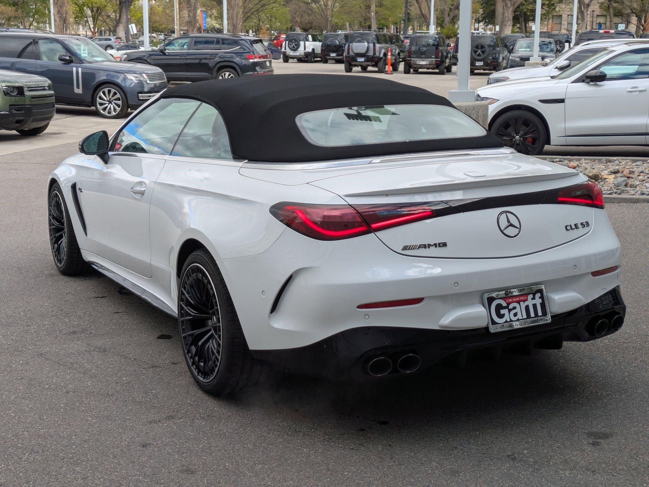 New 2026 MANUFAKTUR Moonlight White Metallic Mercedes-Benz AMG® CLE 53 image 5