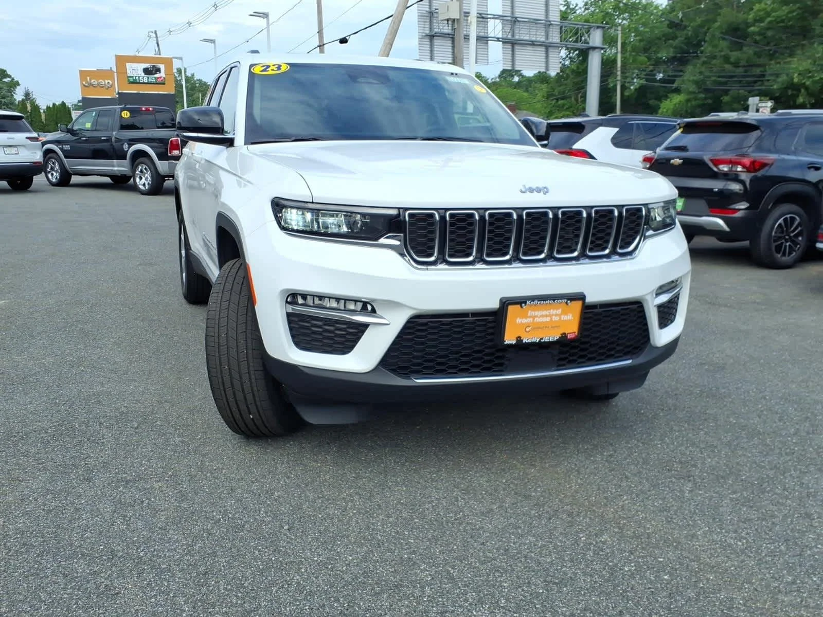 Certified Used 2023 Bright White Clearcoat Jeep Limited image 4