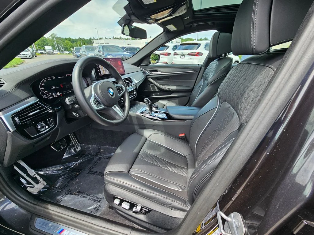 Certified Used 2023 Dark Graphite Metallic BMW M550i xDrive image 13