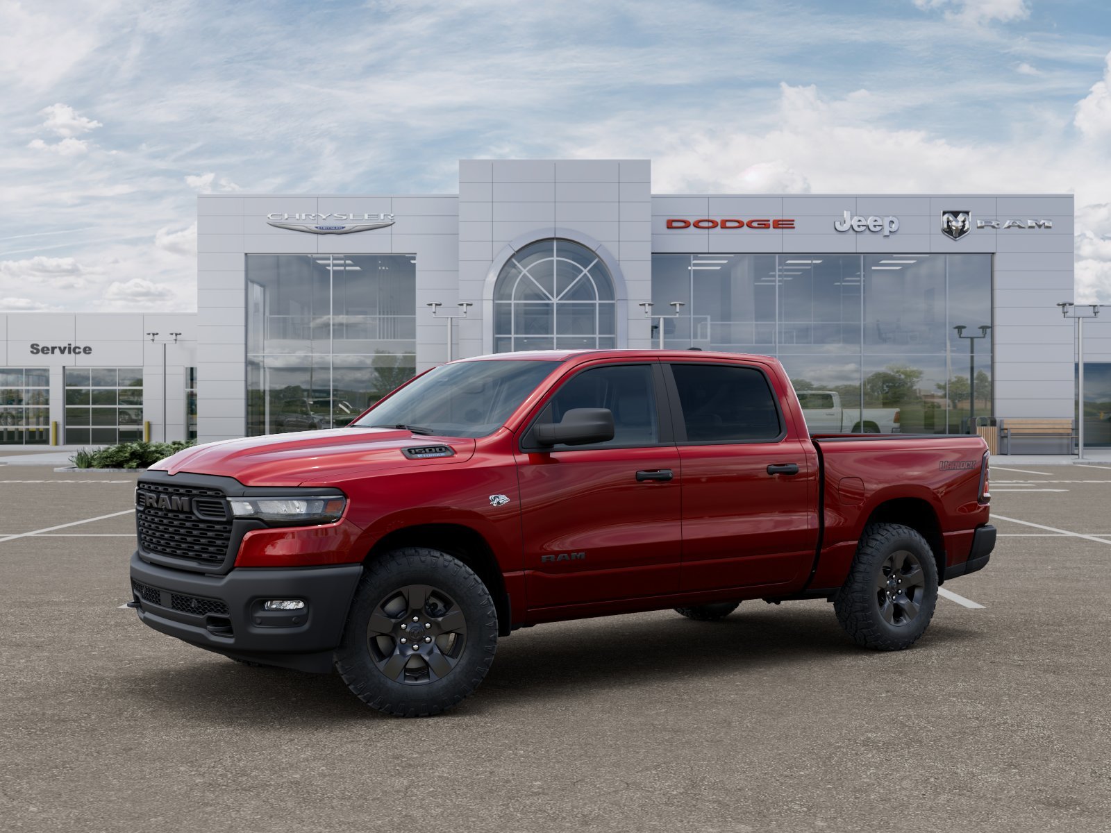 New 2026 Molten Red Pearl-Coat Exterior Paint RAM Warlock image 11