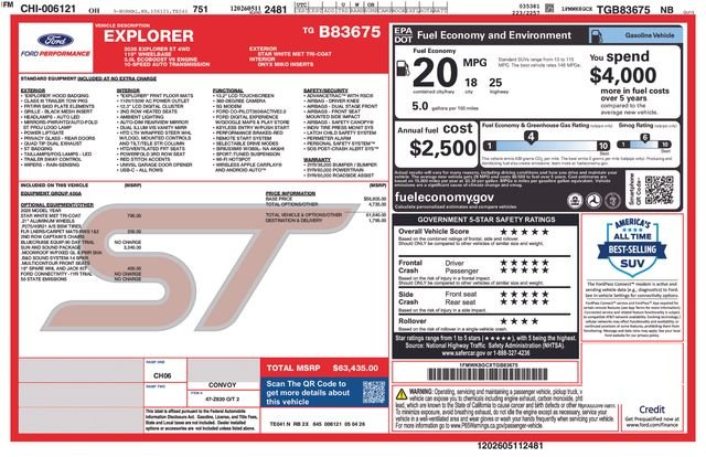 New 2026 Star White Metallic Tri-Coat Ford ST image 3