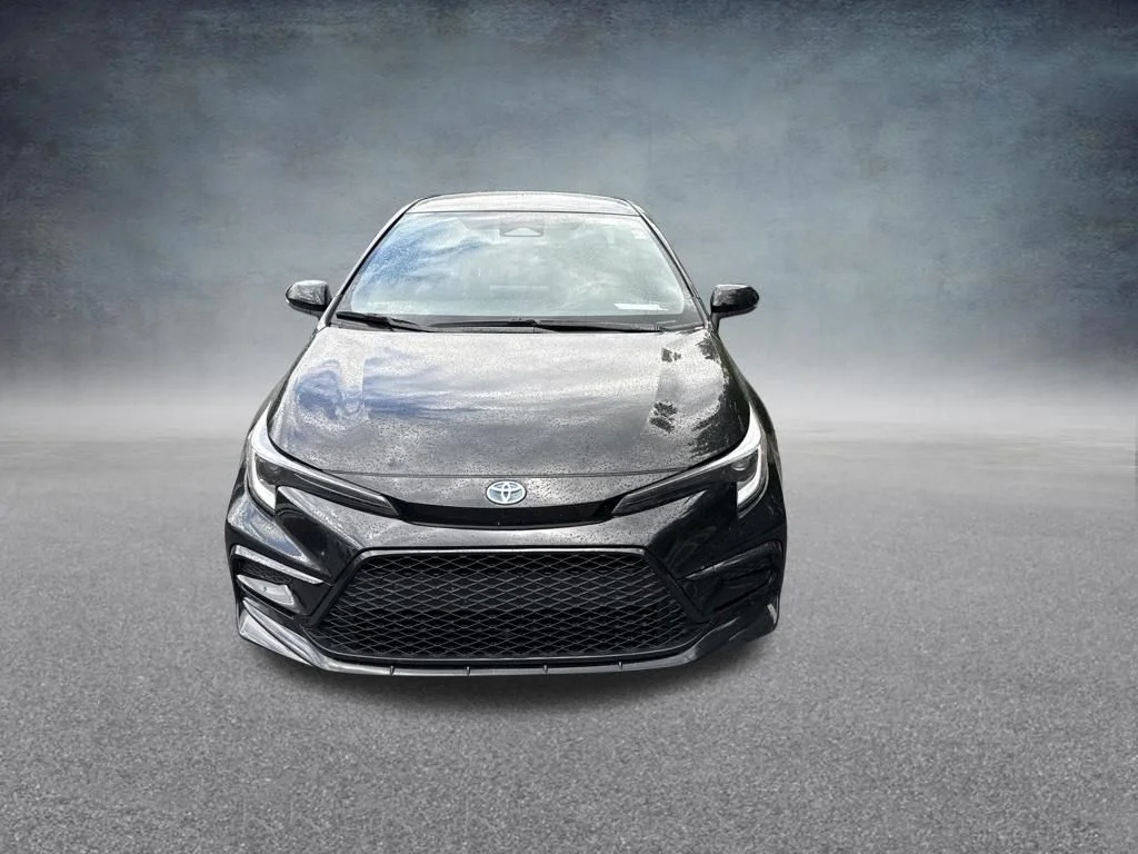 Used 2025 Black Toyota SE image 2