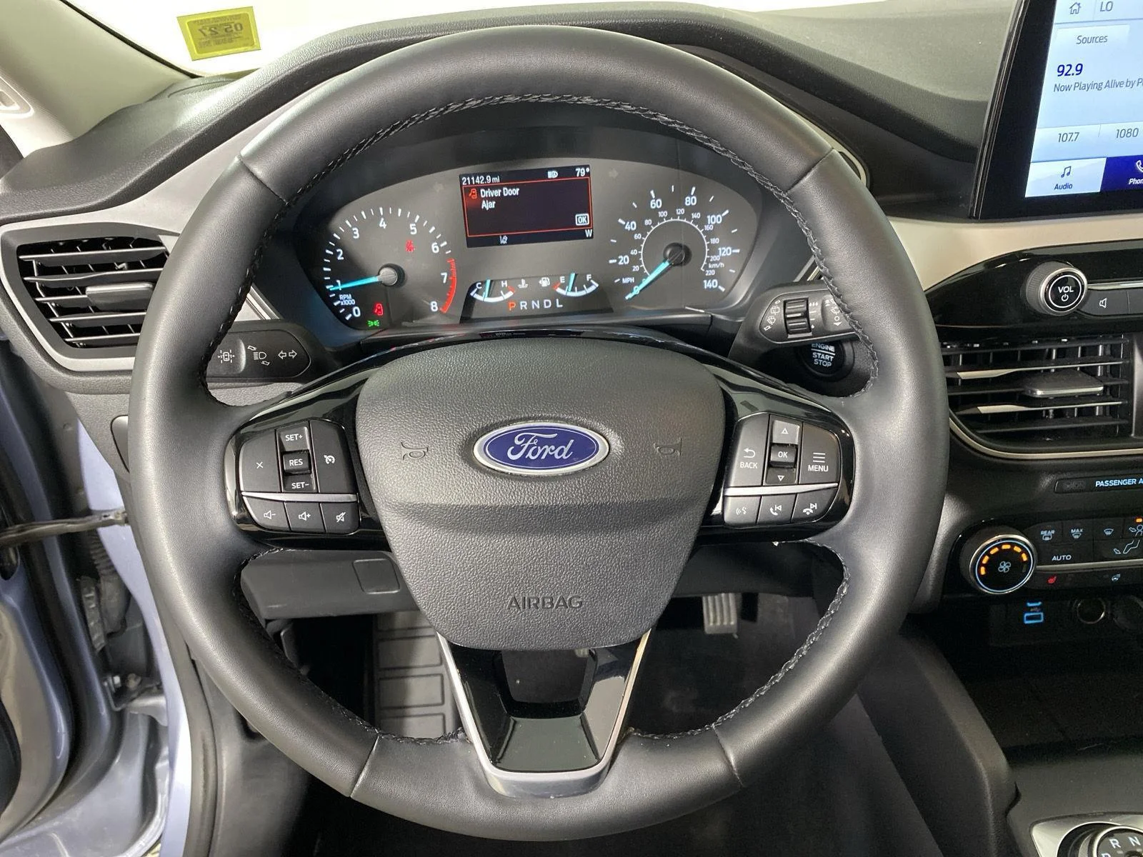 Used 2022 Iced Blue Silver Ford SE image 13