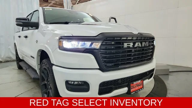 New 2026 Bright White Clear-Coat Exterior Paint RAM Laramie image 16