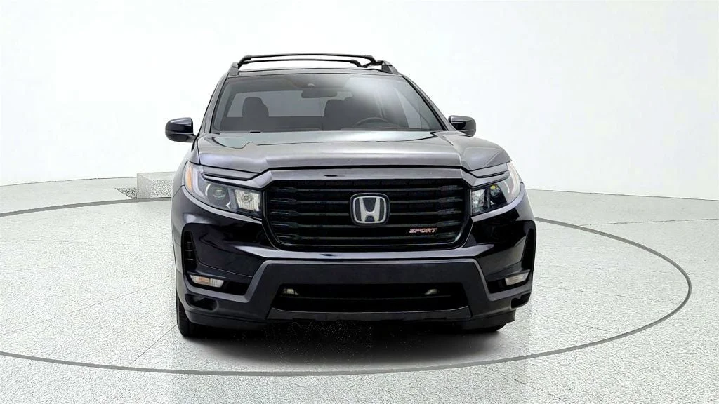 Used 2021 Crystal Black Pearl Honda Sport AWD w/ Tonneau Cover image 2