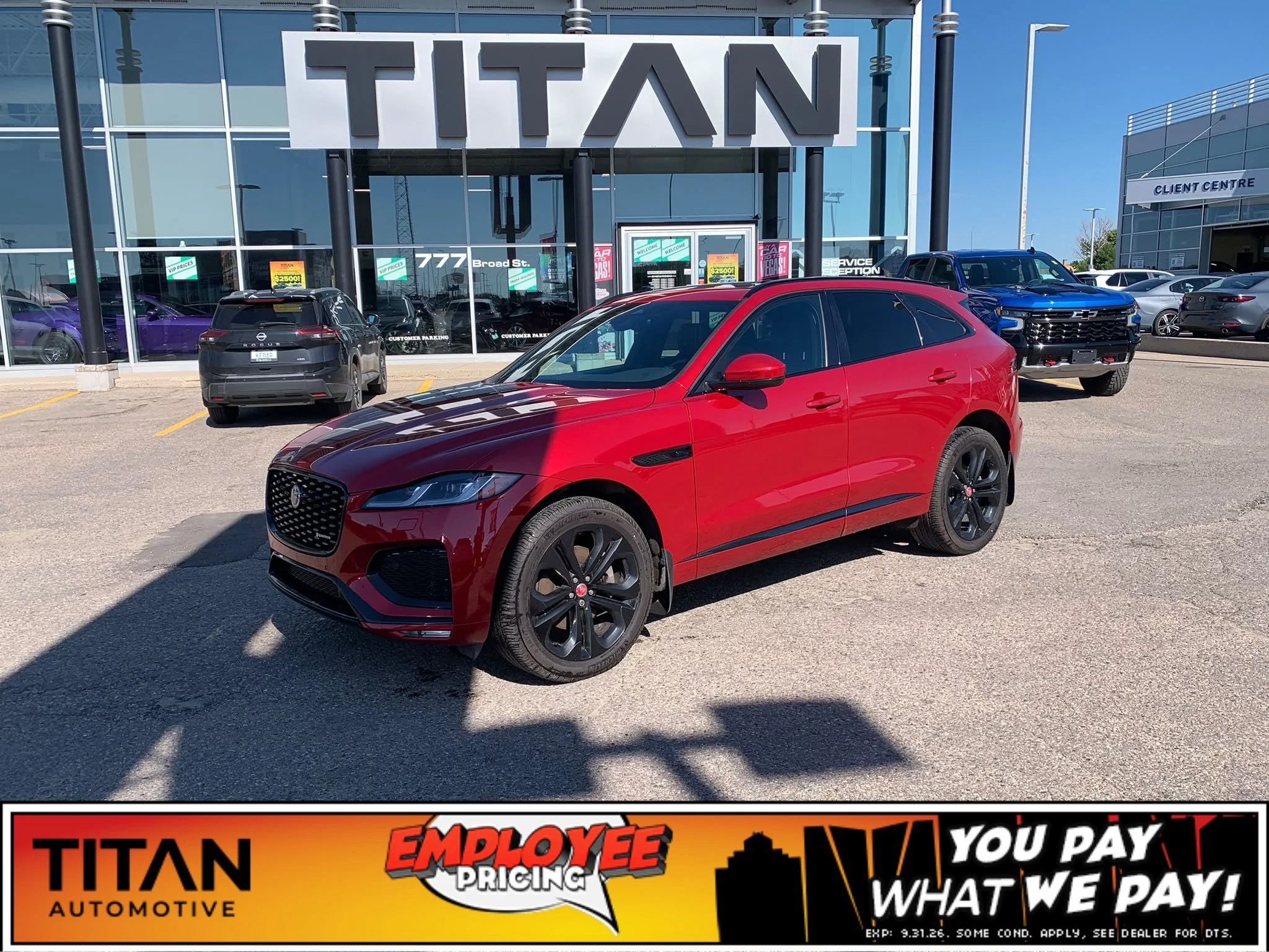 Certified Used 2023 Firenze Red Metallic Jaguar P250 R-Dynamic S AWD*Adaptive Cruise | Nav | Htd Leather | Pano Roof | Htd Wheel | Meridian Sound image 1