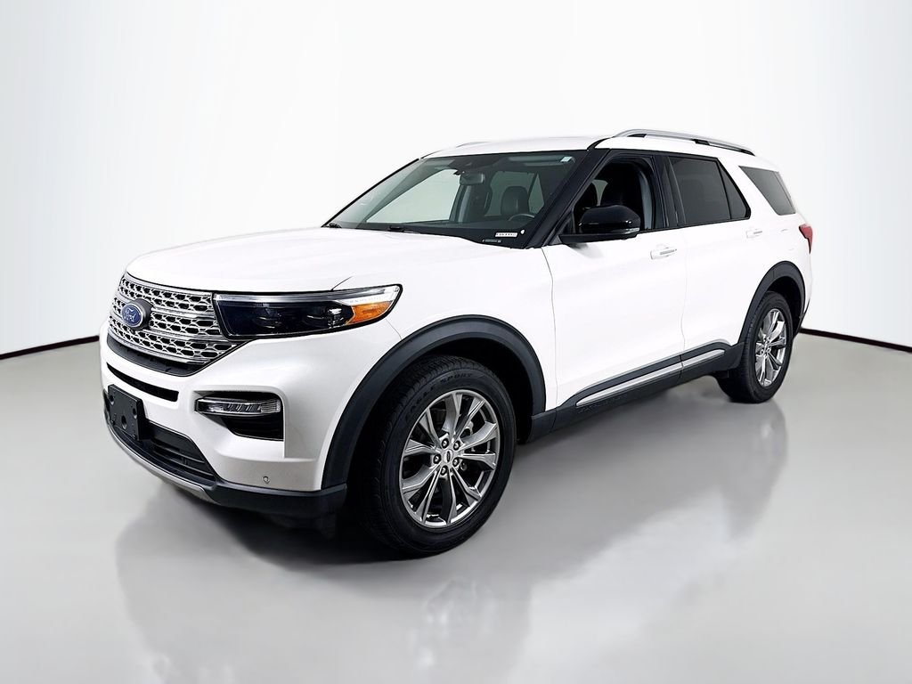 Used 2022 Star White Metallic Tri-Coat Ford Limited image 3