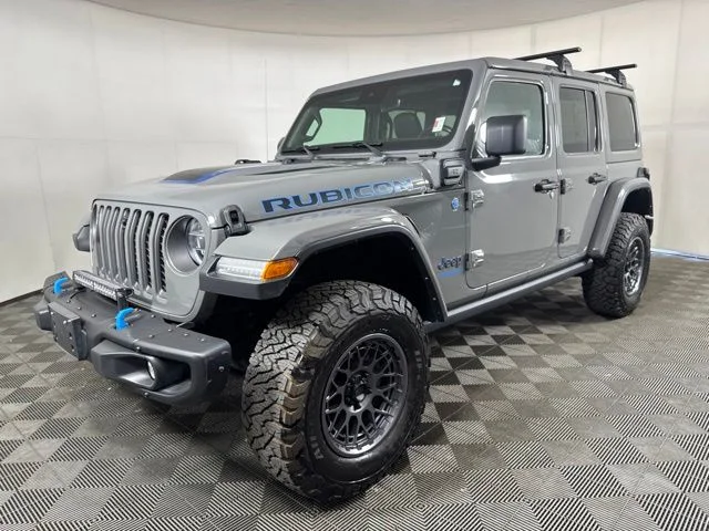 Used 2021 Sting-Gray Clearcoat Jeep Unlimited Rubicon 4xe image 8