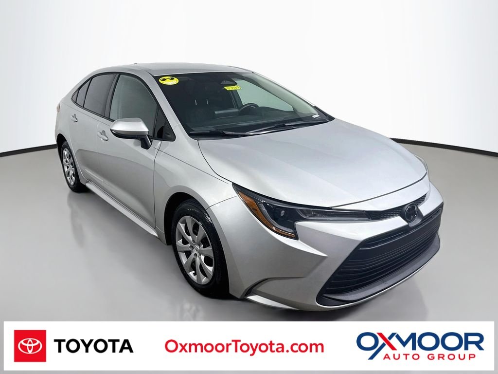 Used 2023 Classic Silver Metallic Toyota LE image 1