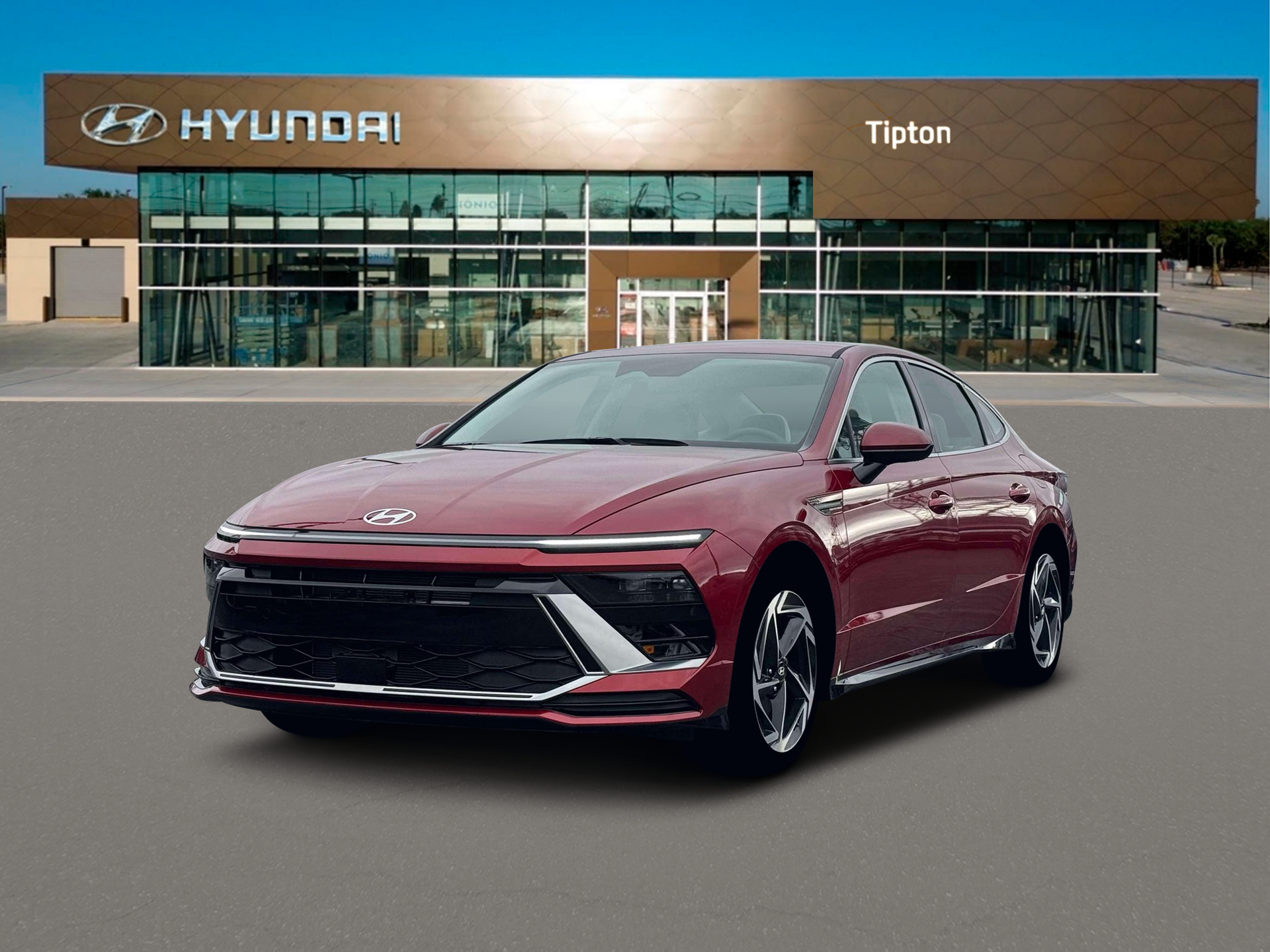 New 2026 Red Hyundai SEL Sport image 1